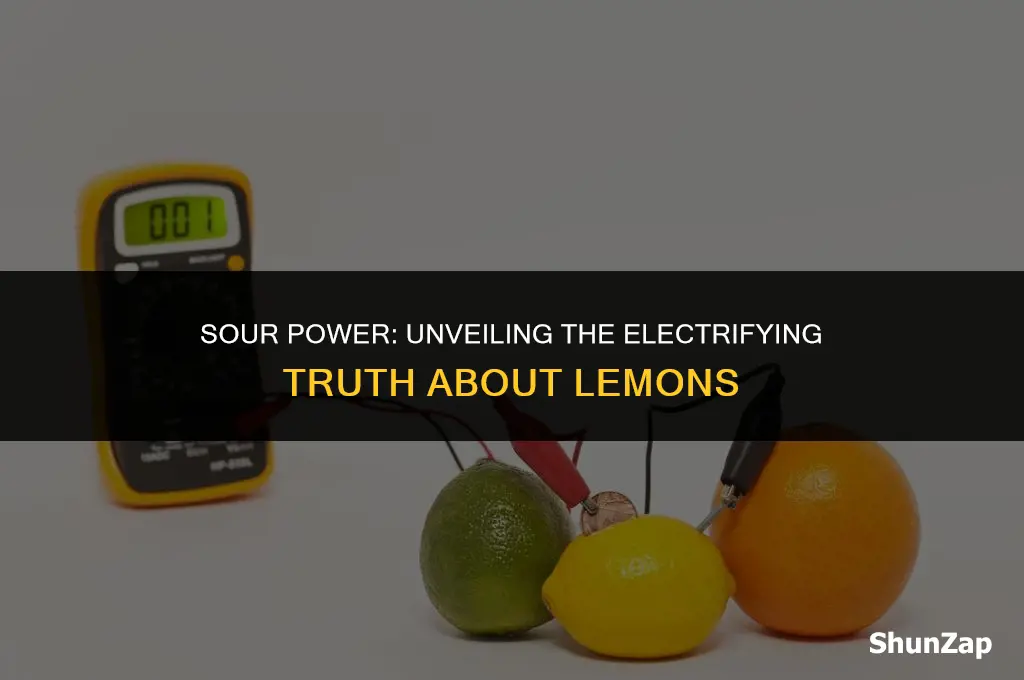 can a lemom conduct electricity