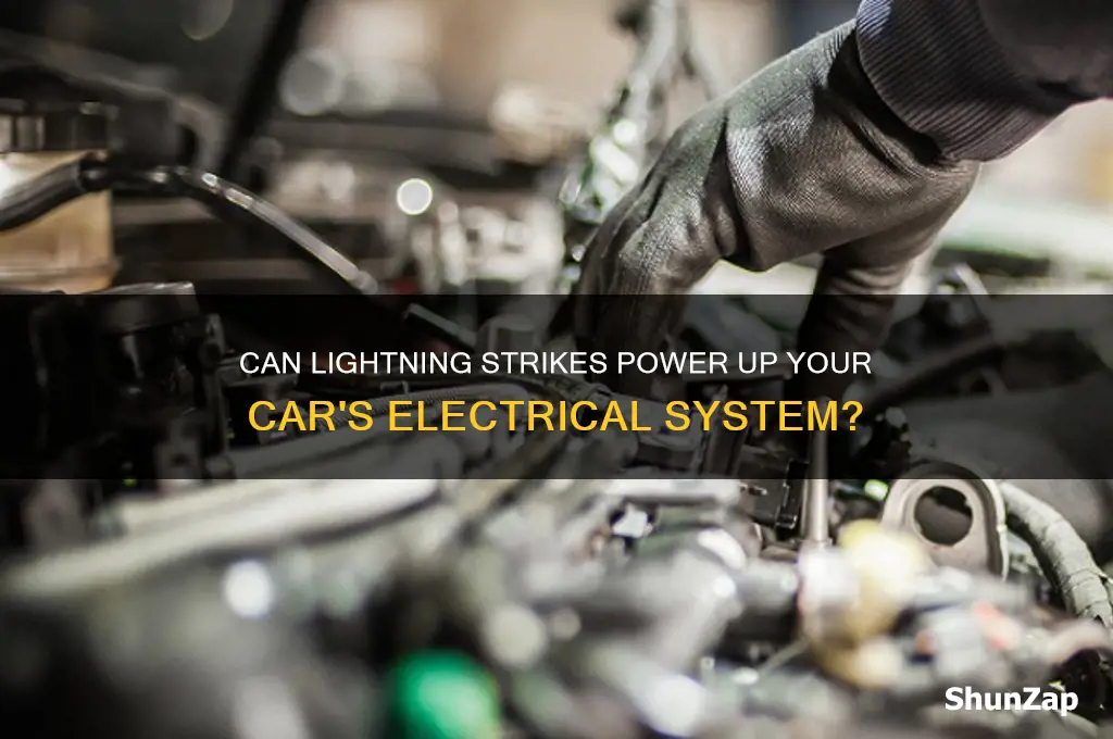 can a lightning strike turn on your car electrics