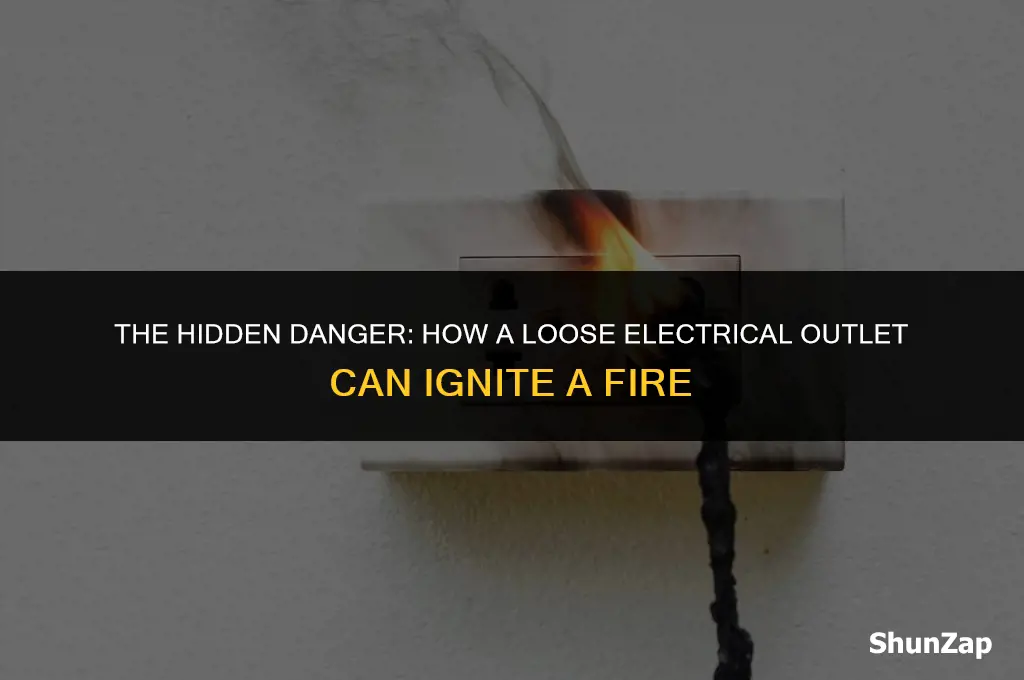 can a loose electrical outlet cause a fire