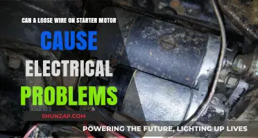 Exploring the Impact of a Loose Wire on Starter Motor Electrical Issues