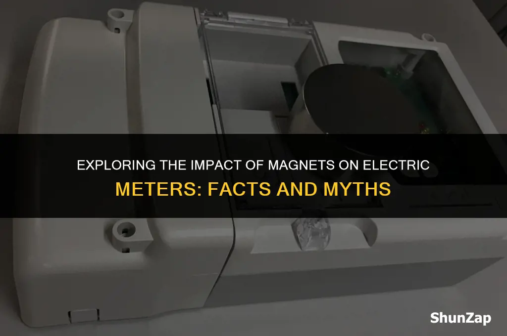 can a magnet affect an electric meter