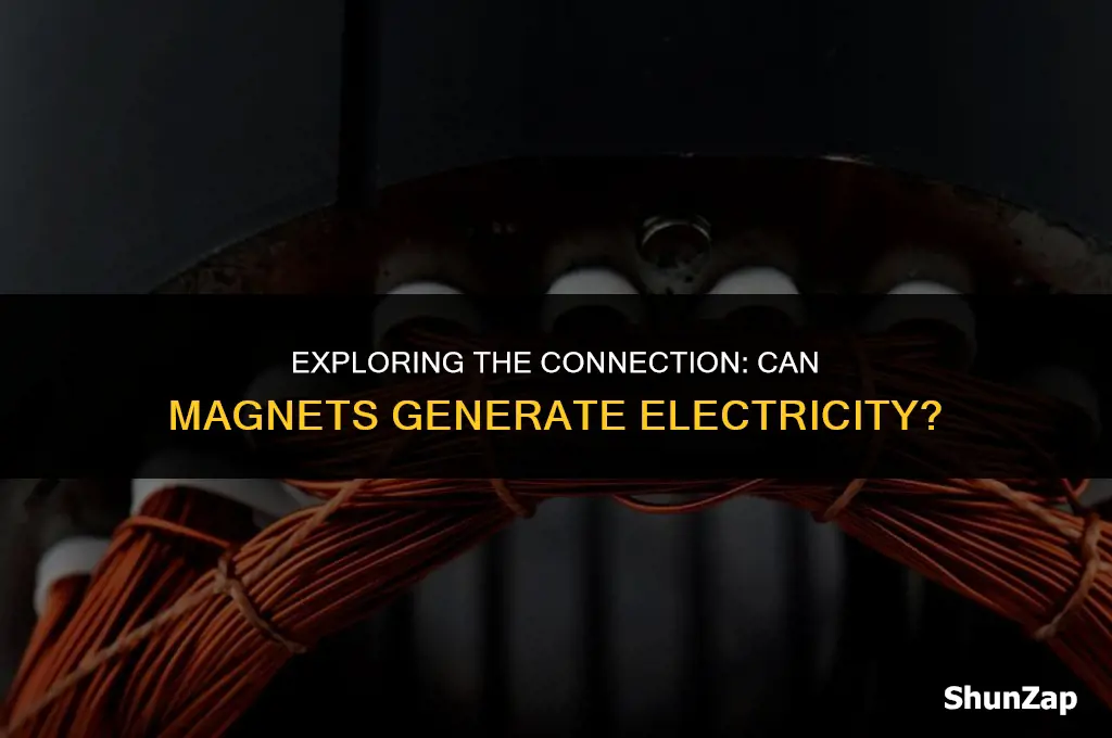 can a magnet create electricity