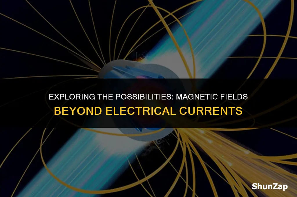 can a magnetic field be produced without electricity