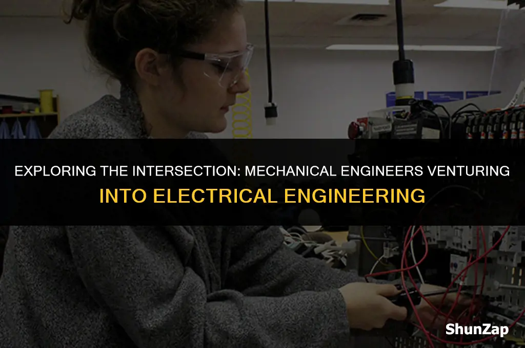 can a mech engineer go into electrical