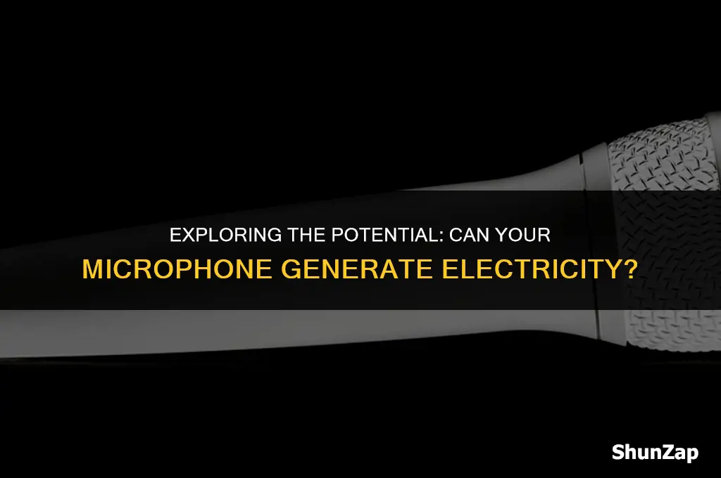 can a mic generate electricity