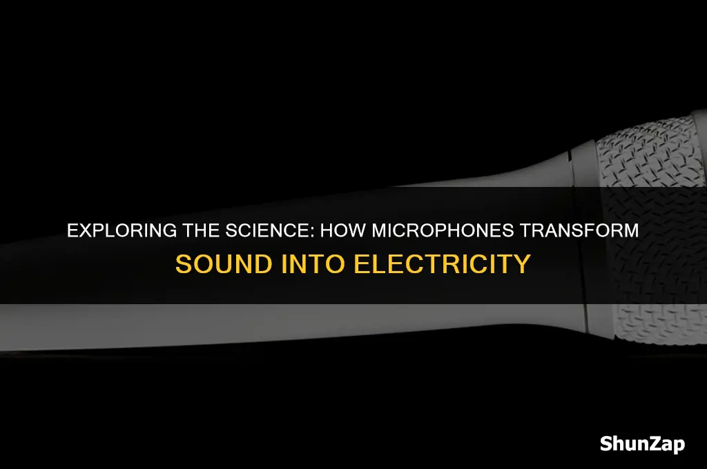 can a microphone convert sound energy into electrical energy