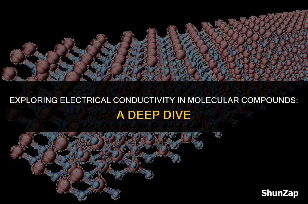 can a molecular compound conduct electricity