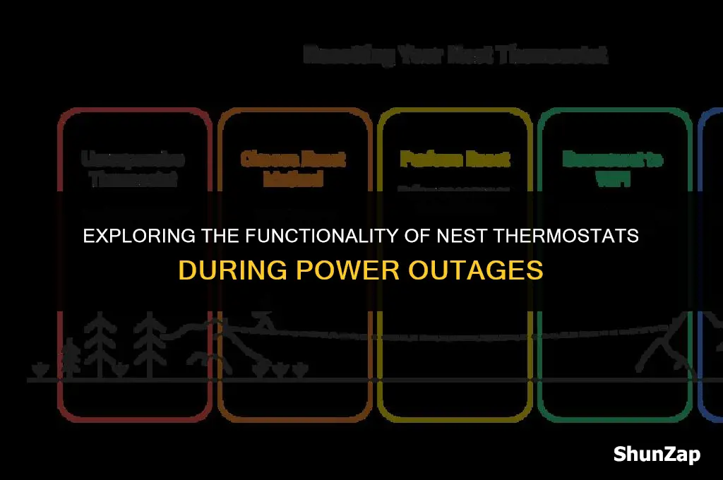 can a nest thermostat operate without electricity