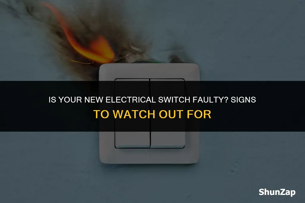 can a new electrical switch be bad