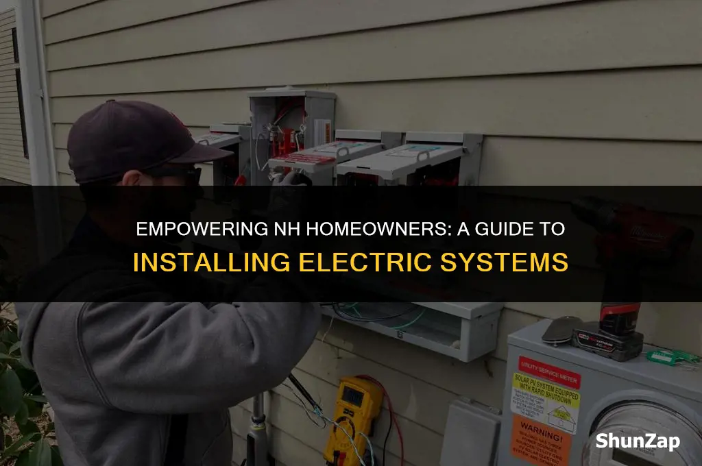 can a nh homeowner install electric