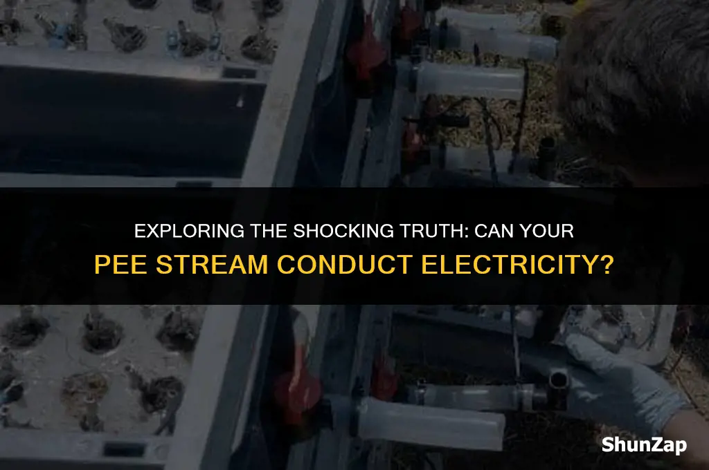 can a pee stream conduct electricity