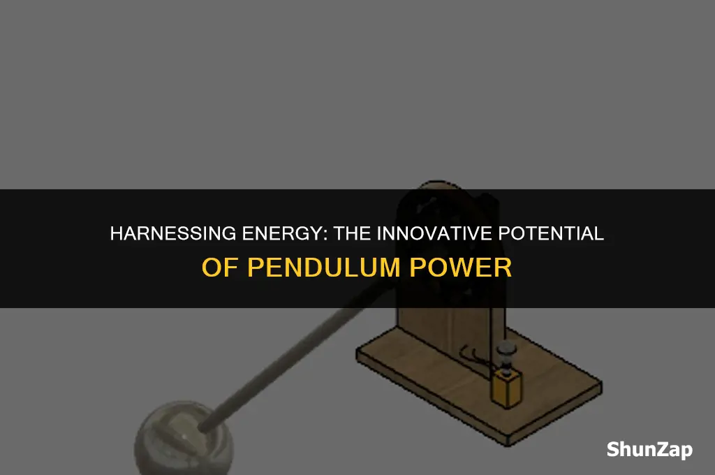 can a pendulum generate electricity