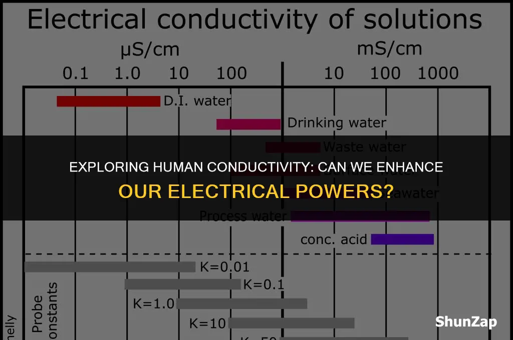 can a person be a stronger conducter of electricity