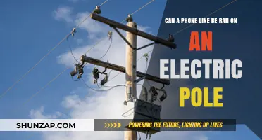 Exploring the Feasibility of Running Phone Lines on Electric Poles