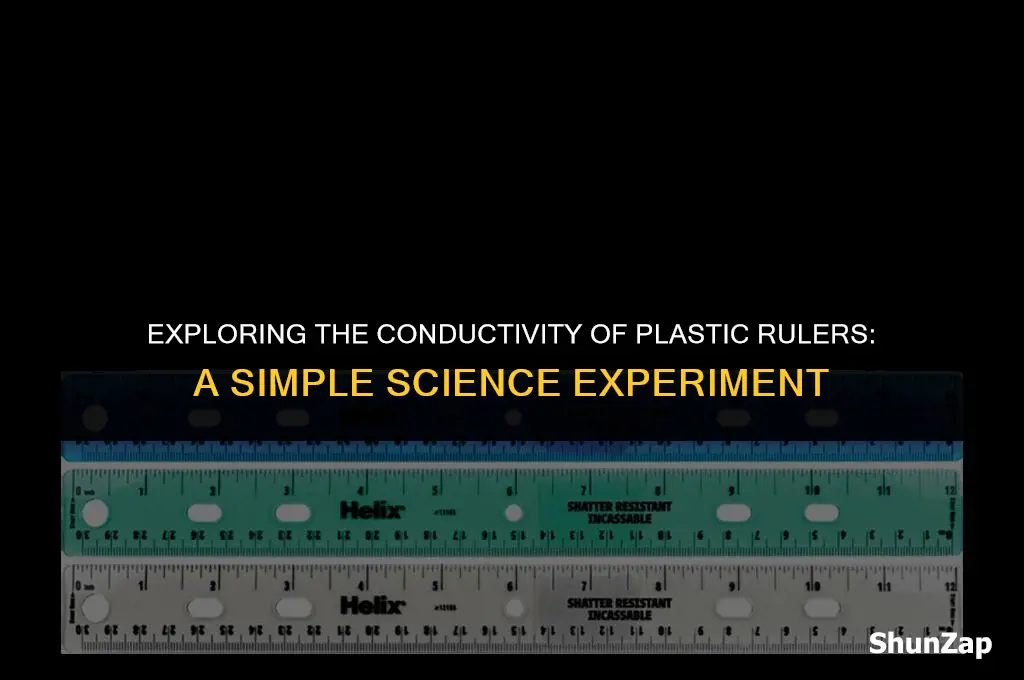 can a plastic ruler conduct electricity