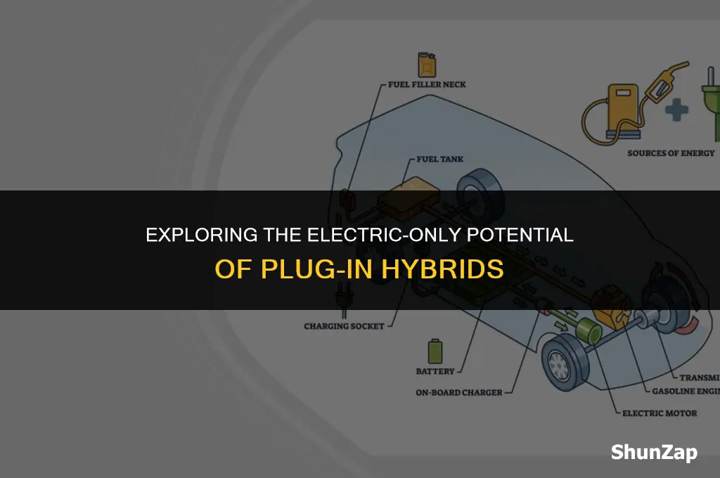 can a plug in hybrid run on electricity only
