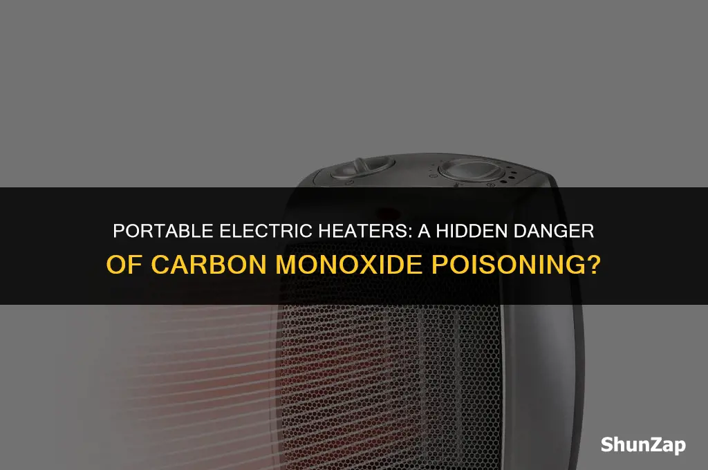 can a portable electric heaters cause carbon monoxide poisoning