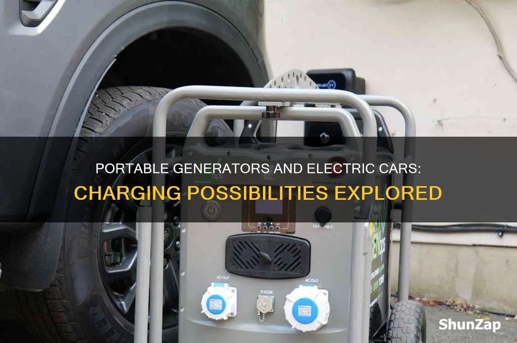 can a portable generator charge an electric car