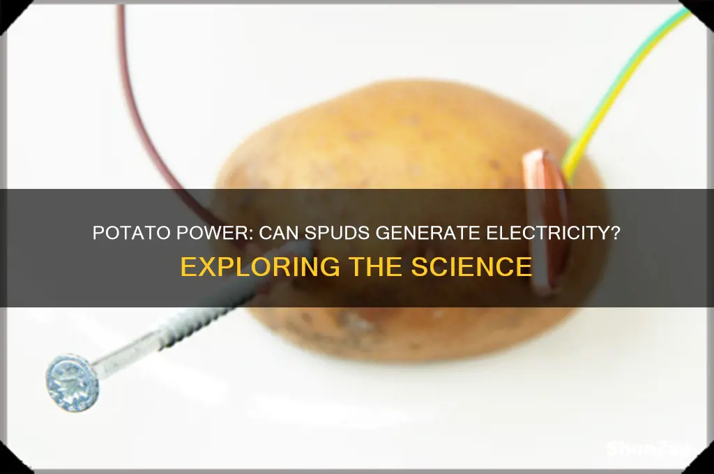 can a potato be used to generate electricity