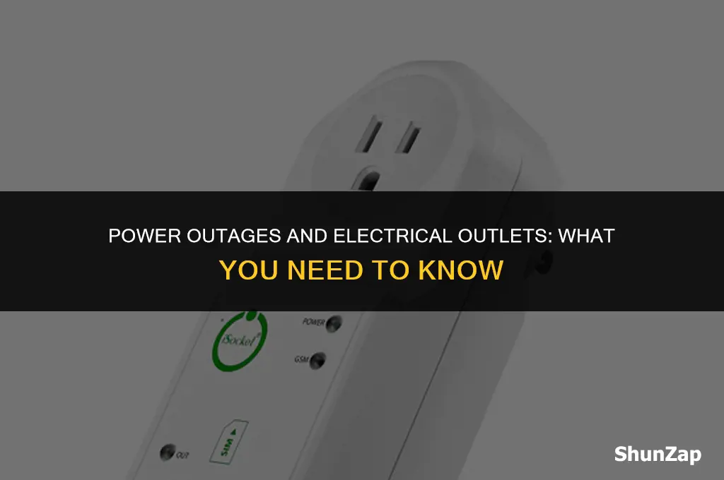 can a power outage damage electrical outlets