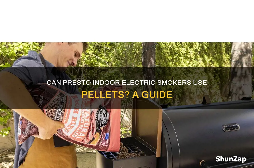can a presto indoor electric smoker use pellets