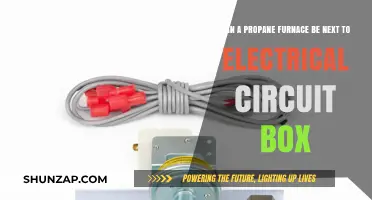 Safe Installation: Propane Furnace and Electrical Circuit Box Proximity