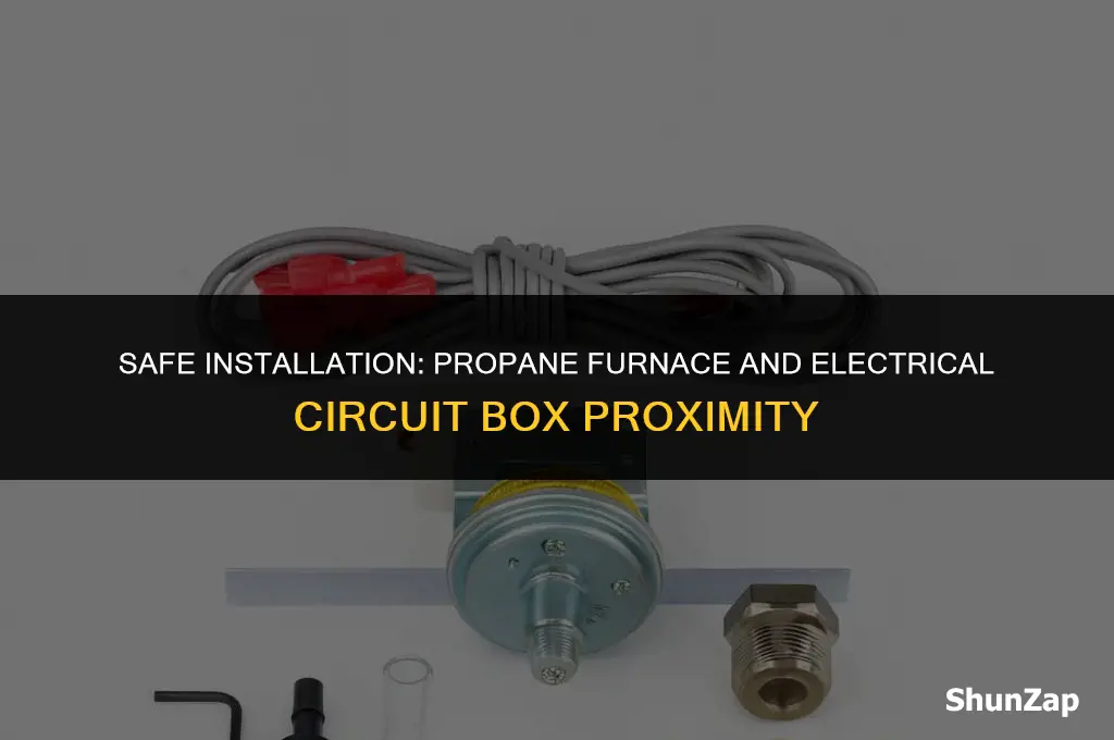 can a propane furnace be next to electrical circuit box