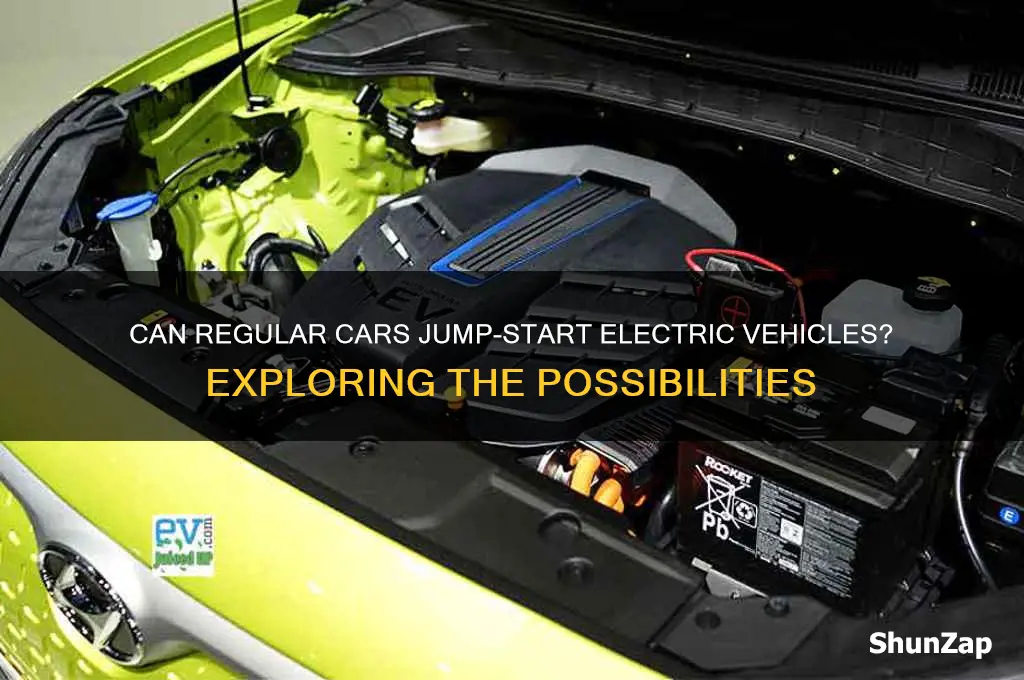 can a regular car jump start an electric