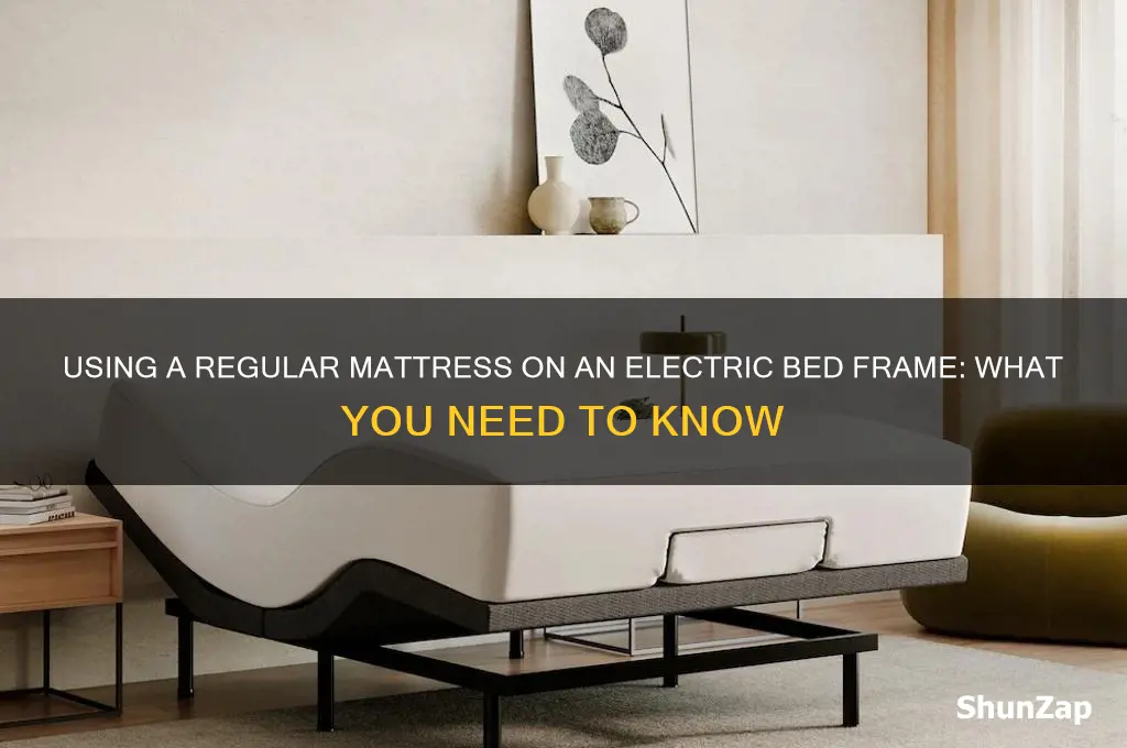 can a regular mattress be used on electric bed frame