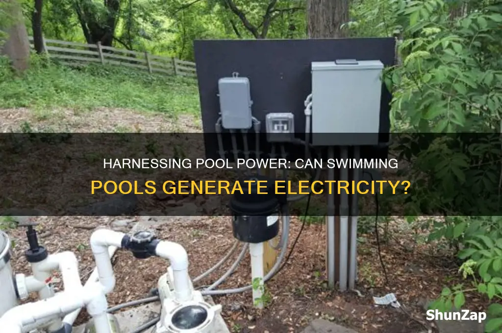 can a swimming pool be use to generate electricity