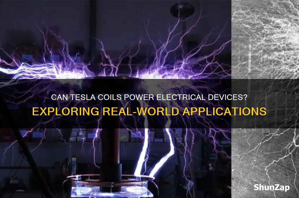 can a tesla coil be used to power electrical items