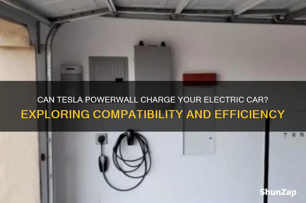 can a tesla powerwall charge an electric car