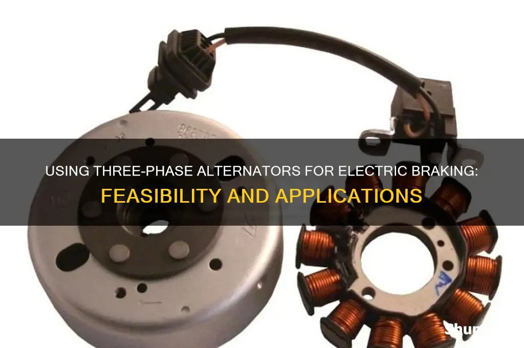 can a three phase alternator be used as electric braking