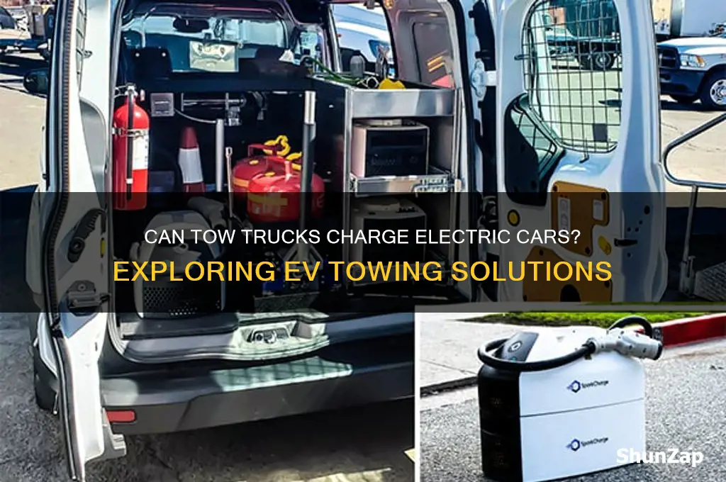 can a tow truck charge an electric car