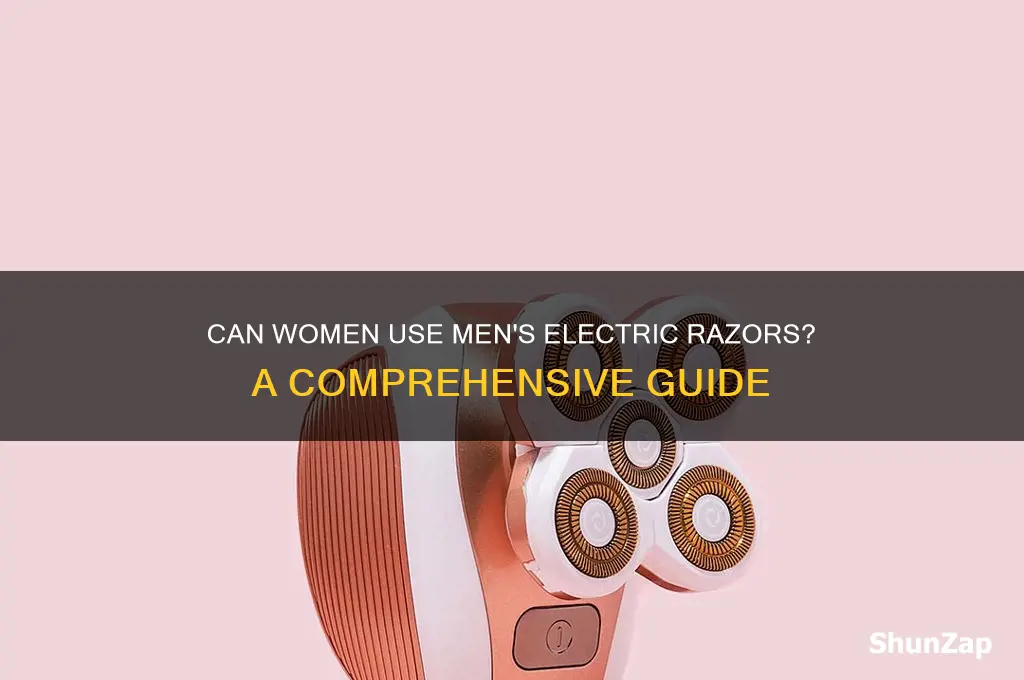 can a woman use a men