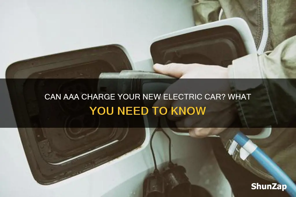can aaa charge a new electric car