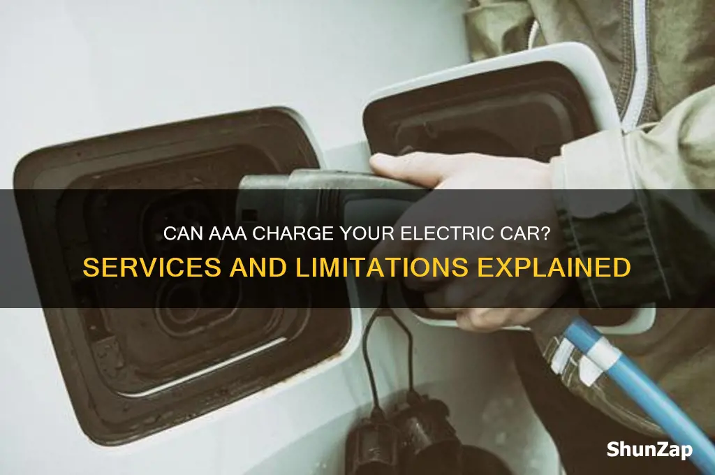 can aaa charge an electric car