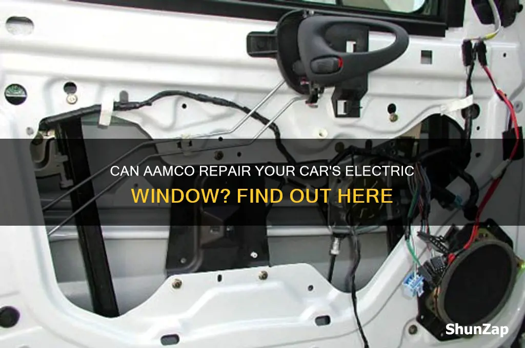 can aamco fix electric window on car