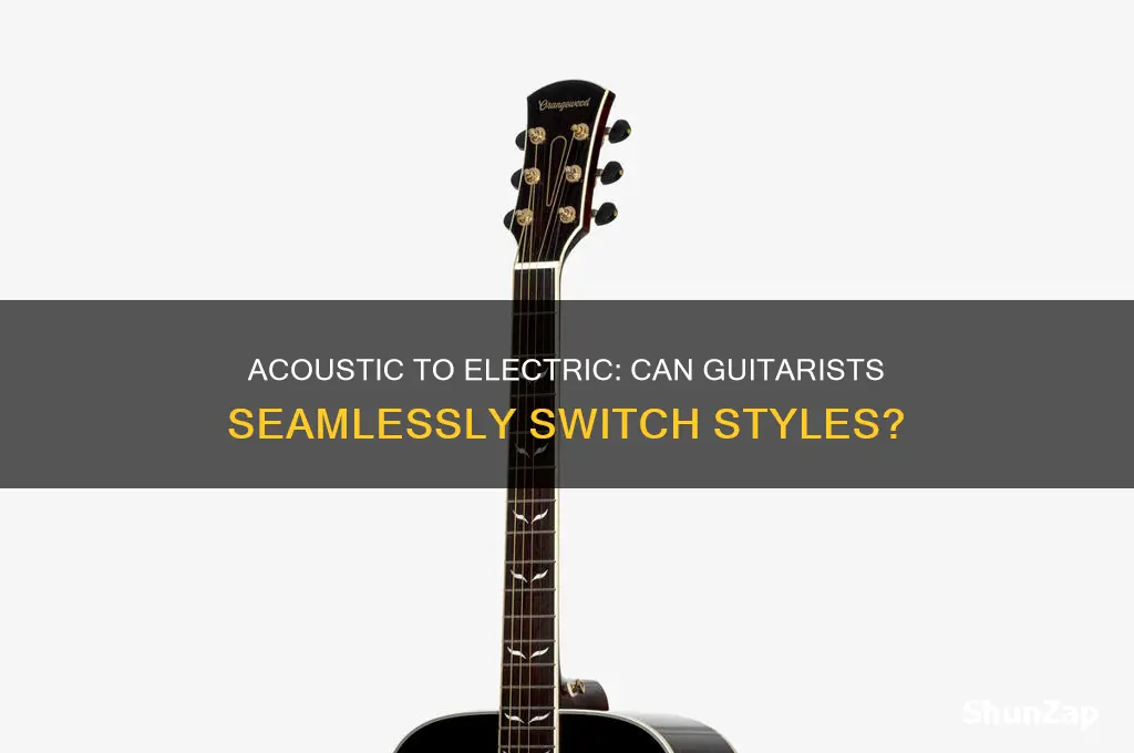 can acoustic guitar players use electric guitars