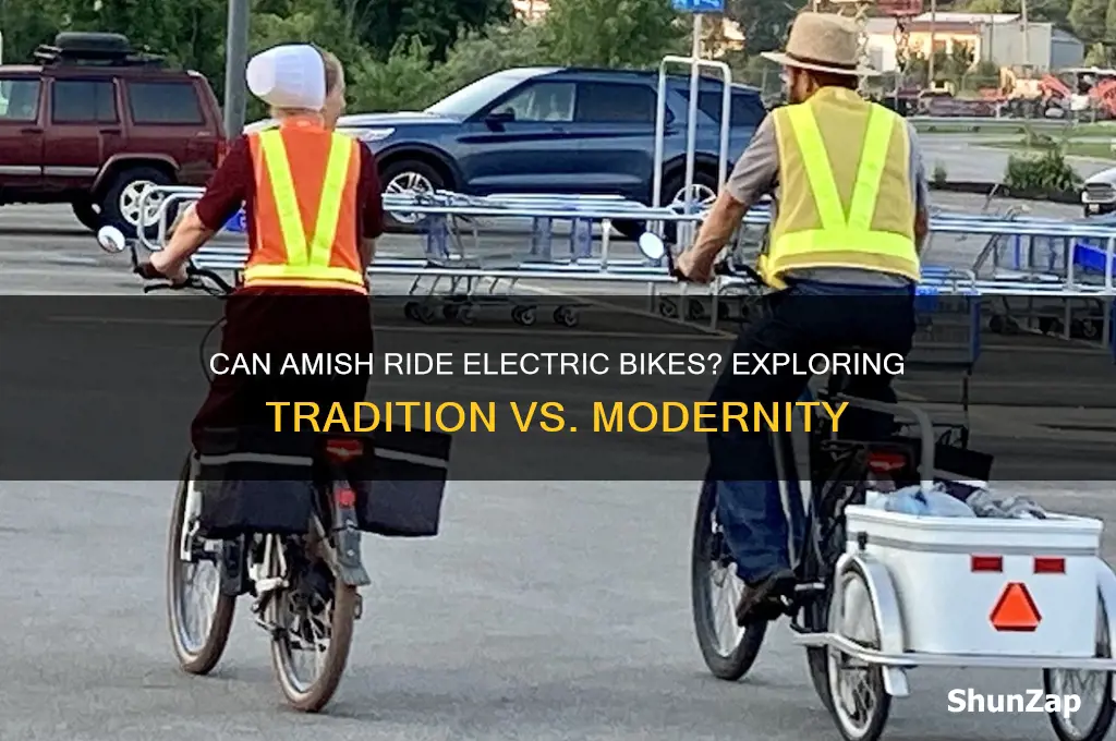 can amish use electric bikes