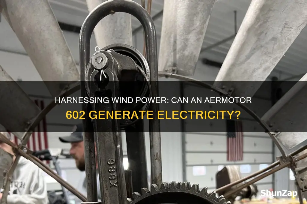 can an aermotor 602 be used to generate electricity