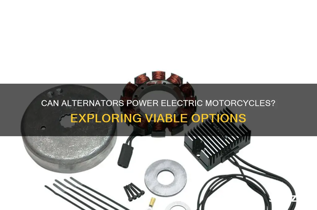 can an altinator be used on a electric motorcycle
