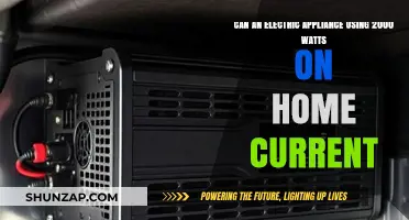 Can Your Home Circuit Handle a 2000-Watt Electric Appliance?