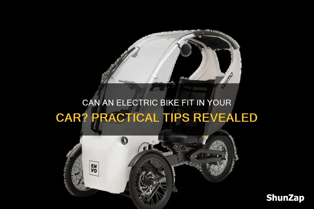 can an electric bike fit in a car