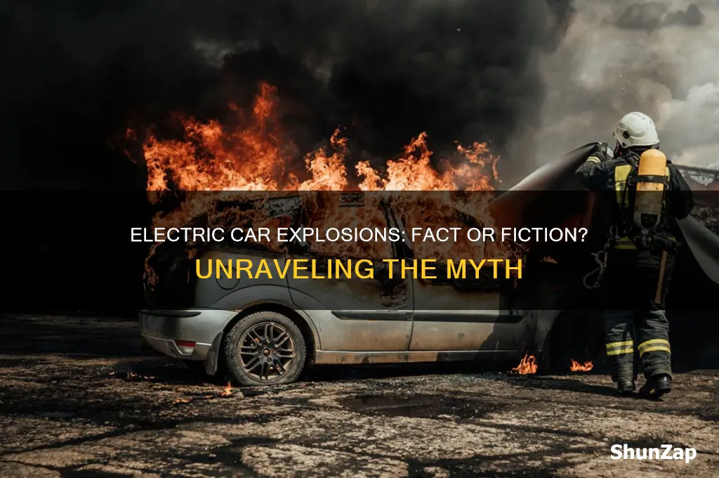 can an electric car blow up
