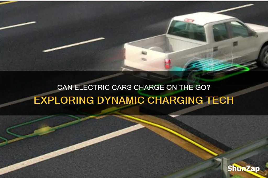 can an electric car charge while moving