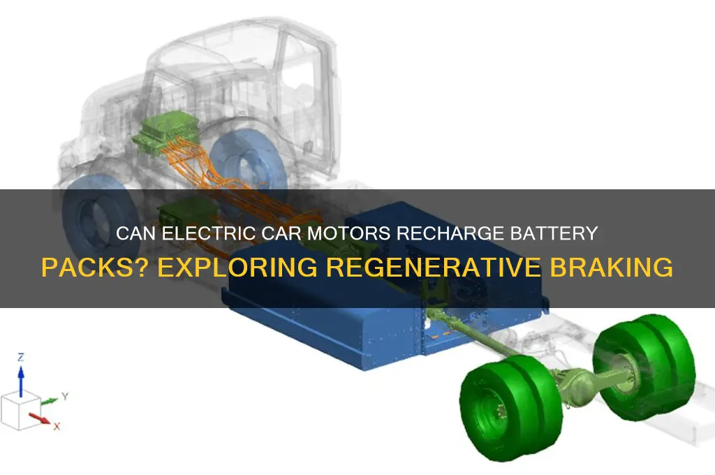 can an electric car motor recharge the battery pack