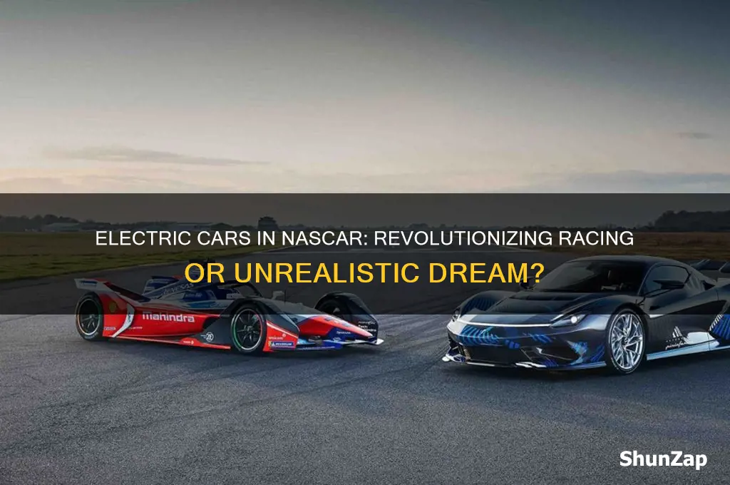 can an electric car race in nascar