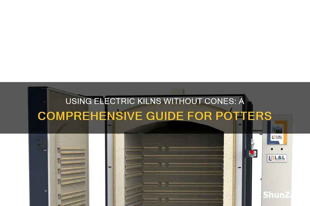 can an electric kiln be used without cones