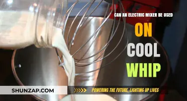 Using an Electric Mixer on Cool Whip: Tips and Best Practices